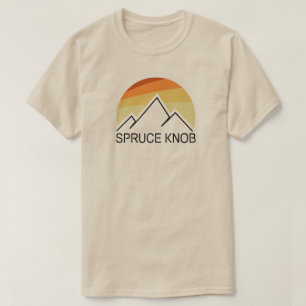 Spruce Knob West Virginia Retro T Shirt