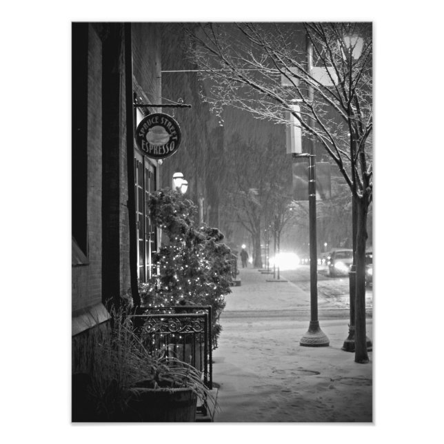 Spruce Street Espresso Fototryck (Framsidan)