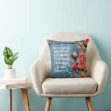 Sprüche 31:25 Kastkudde Inspirerande bibelvers