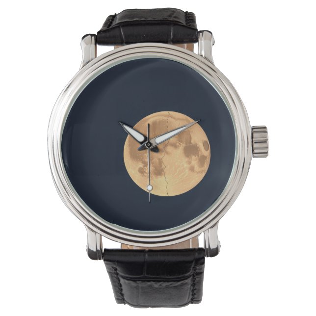 Sprucken måne armbandsur (Framsida)