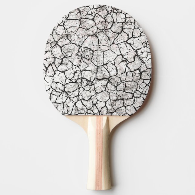 Sprucken marmor digital mönster pingisracket (Framsidan)