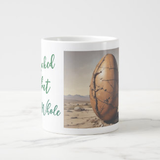 Sprucken men ändå hel - Äggsamling Jumbo Mugg