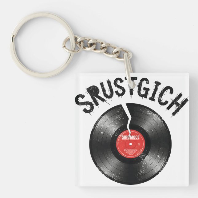 Sprucken Retro LP-skiva Punkrock (Framsidan)