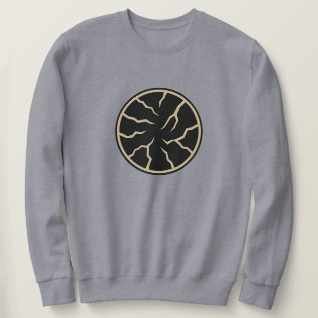 Sprucken Yta Herrtröja Lång Ärmad Tröja (Design framsida)