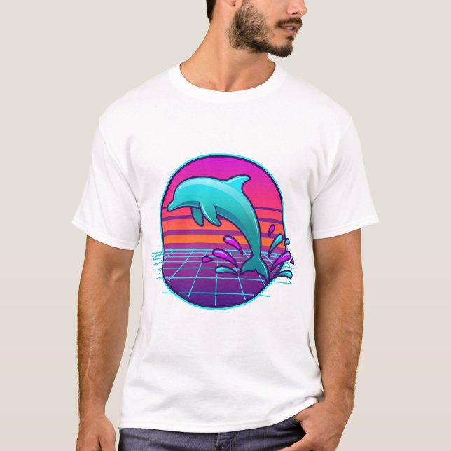 Sprung Ins Neonlicht T Shirt (Framsida)