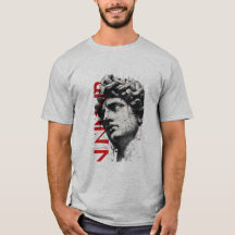 Sprung marmorbyst Sopor Polka Konst T-Shirt