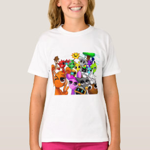 Sprunki Kul med Simon Oren Pinki T Shirt