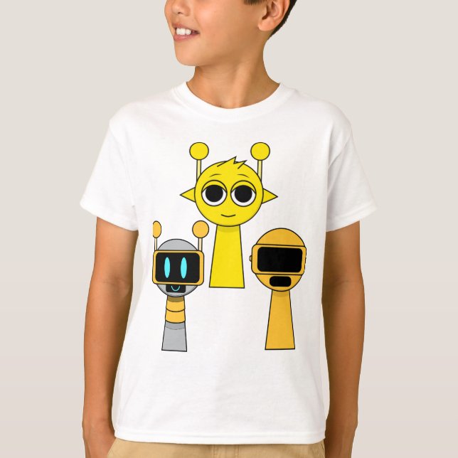 Sprunki - Simon Garnold Rolighetsrobot T Shirt (Framsida)