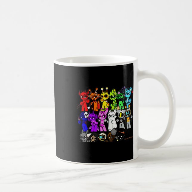 Sprunky Happy halloween Funbot Jevin Simon Pinki O Kaffemugg (Höger)