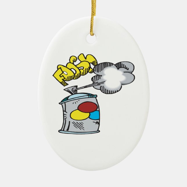 Sprutmålningsfärg Julgransprydnad Keramik (Framsidan)