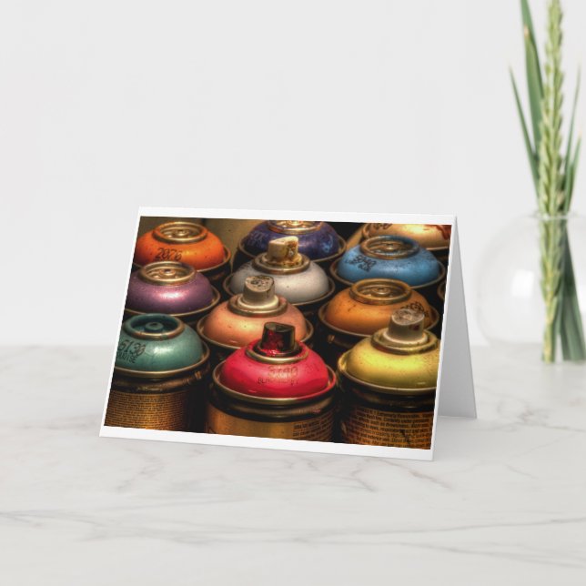 SprutmålningsfärgCans Kort (Framsida)