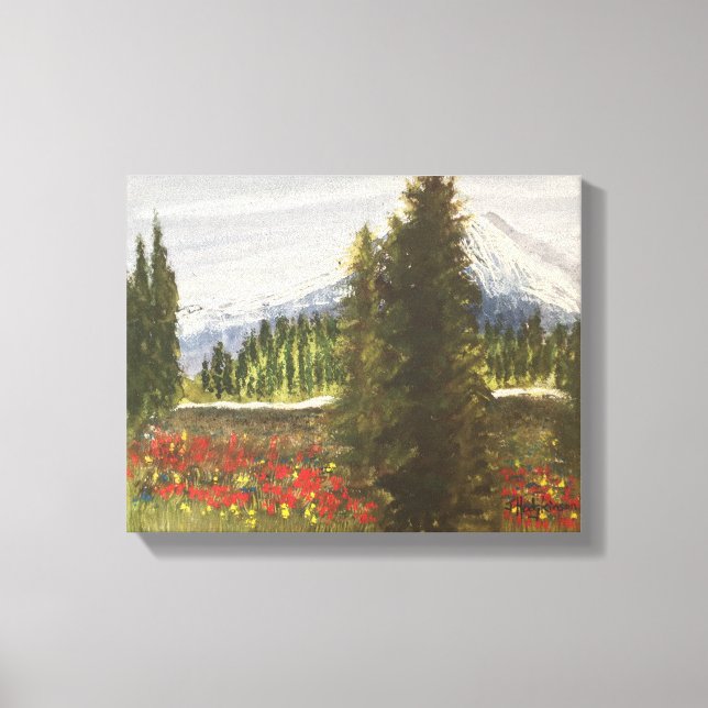 SPRUTTID I ROCKES WATERCOLOR CANVASTRYCK (Framsida)