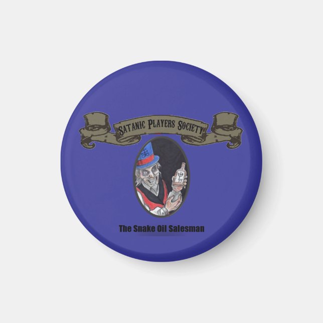 SPS Snake Oil Salesman Magnet (Framsidan)