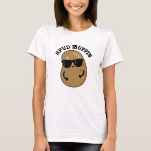 Spud Muffin Cute Potato Pun T Shirt