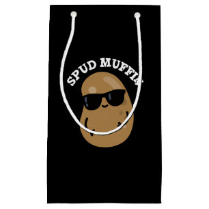 Spud Muffin Funny Potato Pun Mörk BG