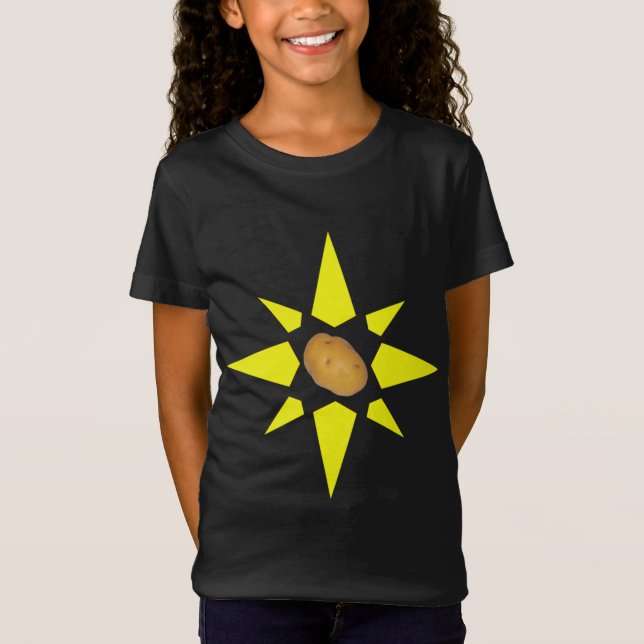 Spud Potato Food Chef Cook T Shirt (Framsida)