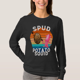Spud Potato och Squid Holding Händer T Shirt