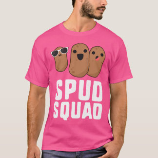 Spud Squad Funny Potato Friend Team Vegetable T Shirt