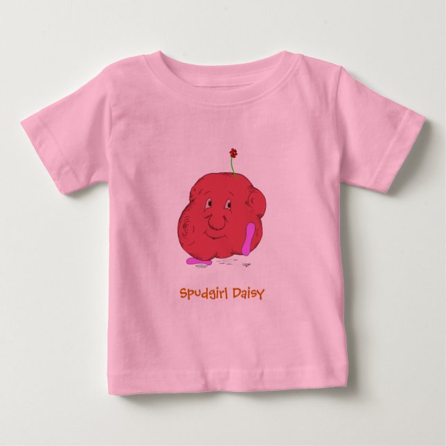 Spudgirl Daisy infant långärmad t-shirt (Framsida)