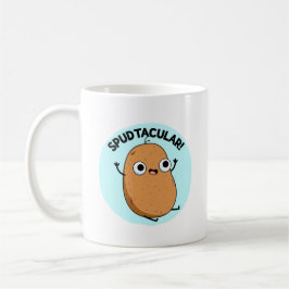 Spudtacular Funny Potato Pun Kaffemugg