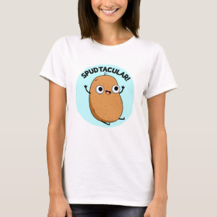 Spudtacular Funny Potato Pun T Shirt