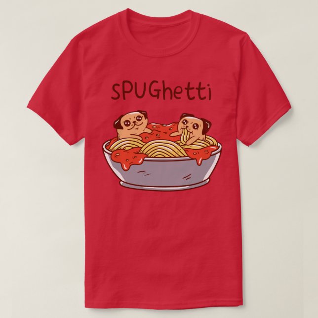 sPUGhetti T Shirt (Design framsida)