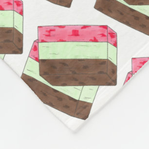 Spumoni Italienska Gelato Ice Cream Dessert Spumon Fleecefilt