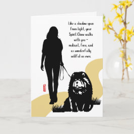 SPUN FROM LIGHT Chow memorial Kort