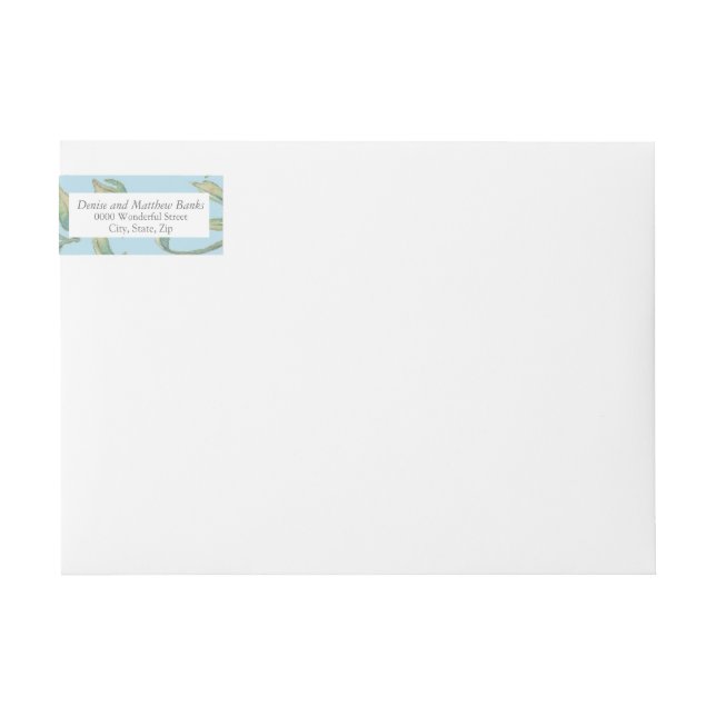 Spun Sugar Address Label Etikettband (Framsidan)