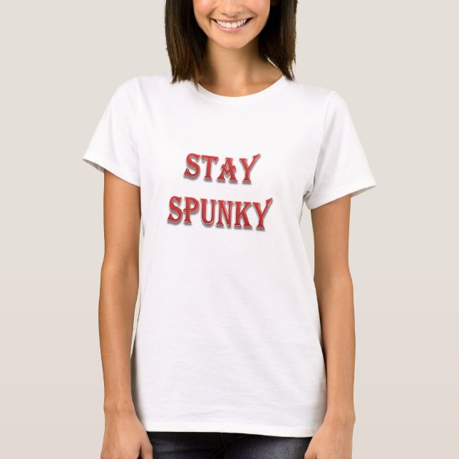 Spunky Girl Tremendent Message Budget Value Tröja (Framsida)