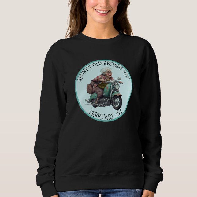 Spunky Old Broads Day 1 februari T Shirt (Framsida)