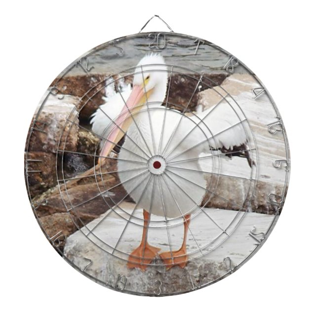 Spunky Pelican Dartboard Darttavla (Framsidan)