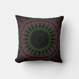 Spunnen mandala kudde