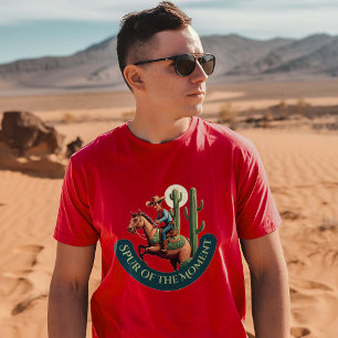 Spur av den aktuella Cowboy-grafiken T Shirt