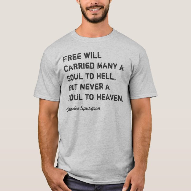 Spurgeon citationstecken T T Shirt (Framsida)