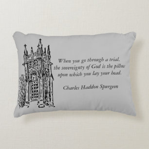 Spurgeon Quote Pillow Prydnadskudde