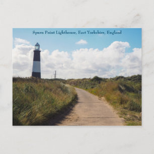 Spurn Point Lighthouse, Yorkshire, vykort