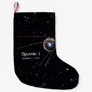 Sputnik 1 Earth Satellite Liten Julstrumpa