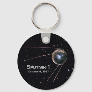 Sputnik 1 Satellite Nyckelring