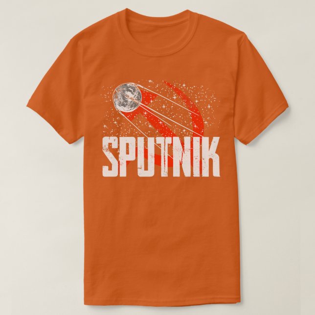 Sputnik 1 Sovjetunionen 1957 10 T Shirt (Design framsida)