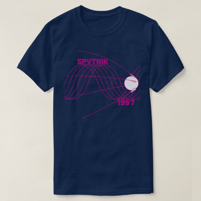 Sputnik 1TShirt  T Shirt (Design framsida)