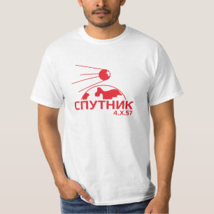 Sputnik grafisk utslagsplats t shirt