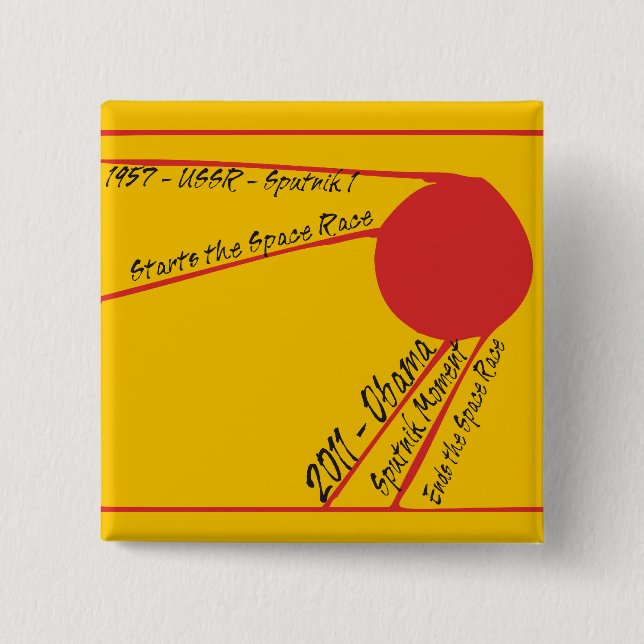 Sputnik ögonblick knapp (Framsida)