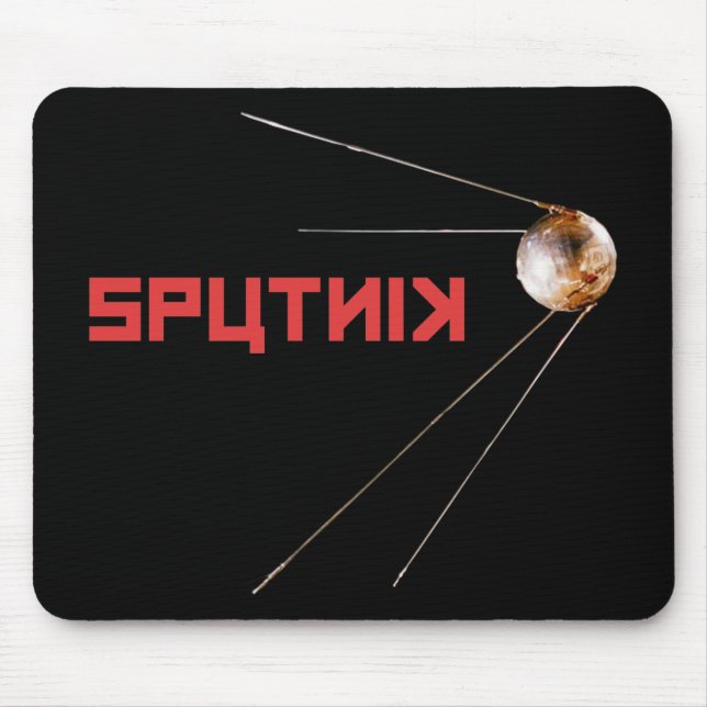 SPUTNIK - Rymd/vetenskap/teknik/astronomi Musmatta (Framsidan)