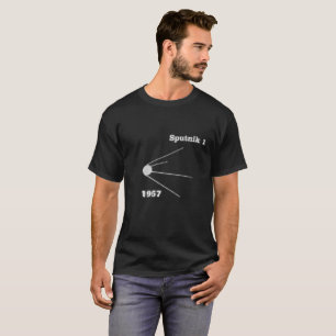 Sputnik Sattelite Space T-shirt