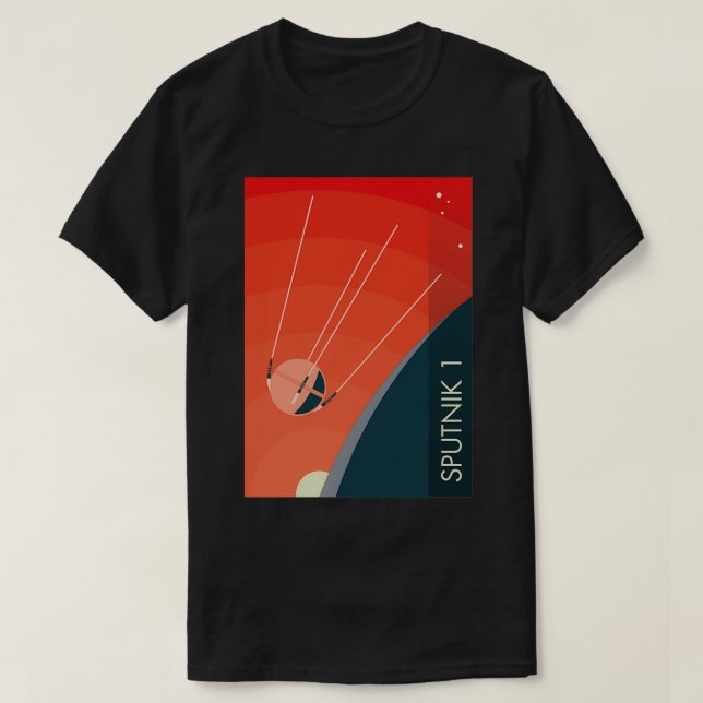 Sputnik T Shirt (Design framsida)
