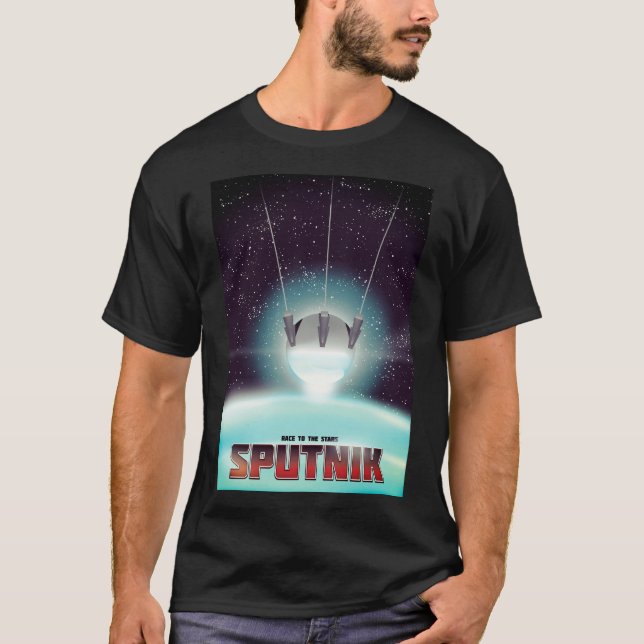 Sputnik "tävling to the Stars" T Shirt (Framsida)
