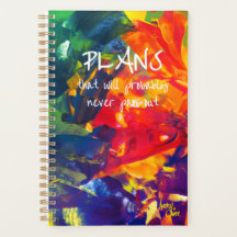 SPWW Psychedelic Spiral Small Monual Planner
