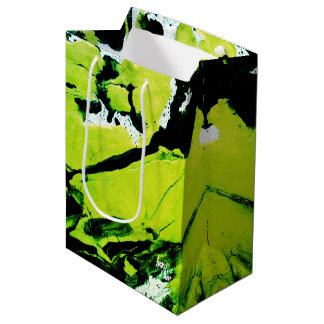 SPWW-tangentbord i Slime Grönt & Black Abstrakt