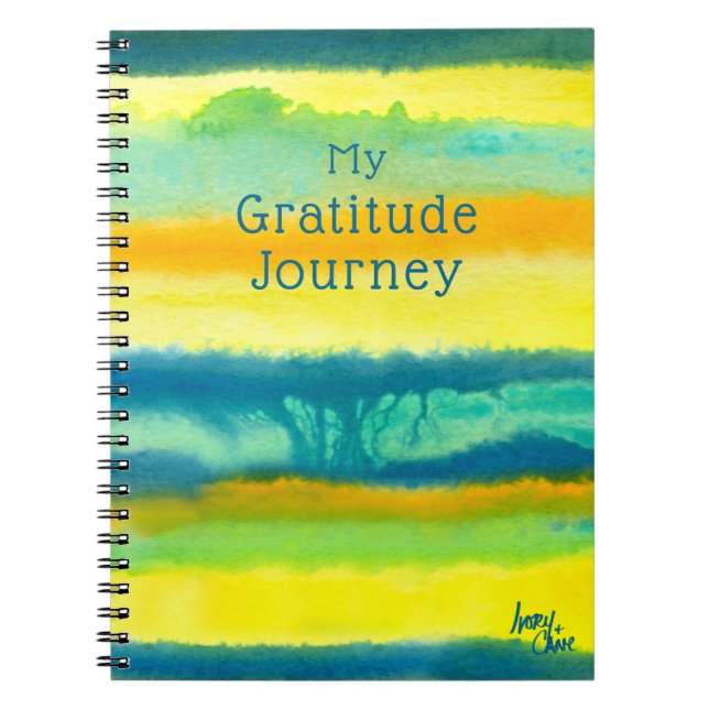 SPWW Tangoade Tiers Teal Spiral Journal Anteckning Anteckningsbok (Framsidan)